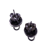 Lia Sophia Womens Silver Tone Metal Lion Stud Earrings Vintage Style