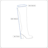 Bar III Women’s Black Suede Block Heel Over-The-Knee Boots Size 8M