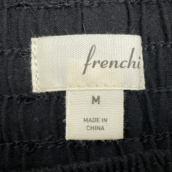 Frenchi Black Elastic Waist Flowy Mini Skirt Womens Casual Wear Sz M- New