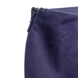 Body By Victoria Womens Navy Pleated Mini Skirt With Zipper Size 4