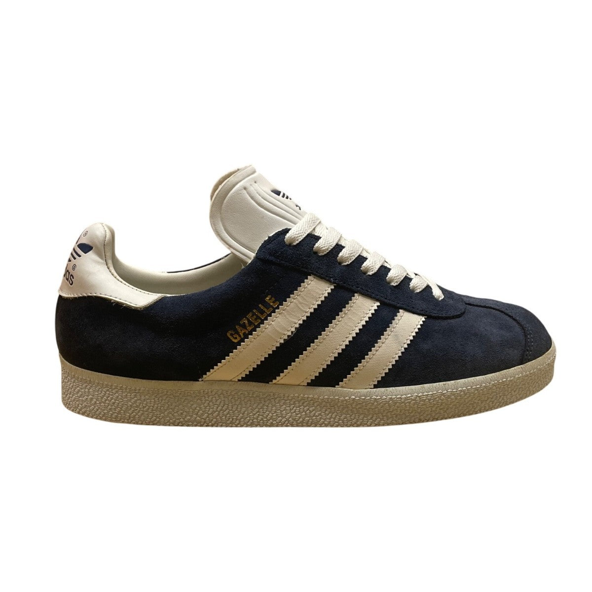 Vintage Adidas Women’s Navy Suede White Leather Gazelle Sneakers Size 9