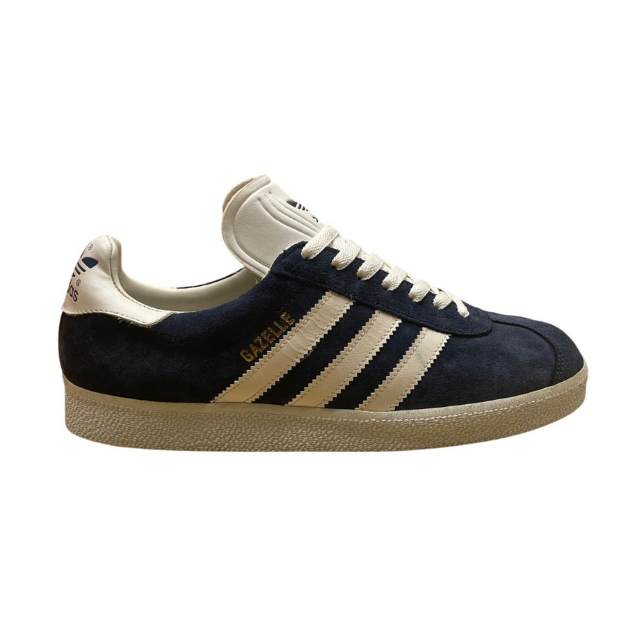 Vintage Adidas Women’s Navy Suede White Leather Gazelle Sneakers Size 9