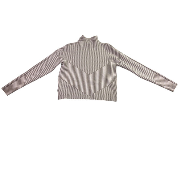 Rachel Zoe Womens Beige Striped Turtleneck Sweater & Maxi Skirt Set S