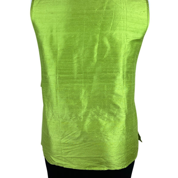 Caroline Rose Green Women’s Silk Tank Top & Jacket Two-Piece Outfit Sz 1X
