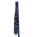 Warner Bros Mens Multi-Color Silk Looney Tunes Computer Graphics Tie 3.75 Wide
