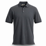 Tommy Bahama Mens Gray Modal Polo Shirt Textured Patterned Design Size XXL