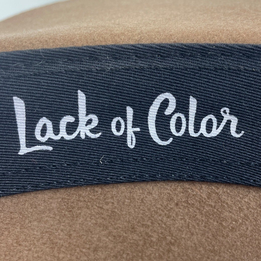 Lack Of Color Unisex Brown Australian Wool Farmer's Boho Hat Sz L