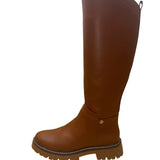 Giani Bernini Women’s Brown All-Man-Made Lug-Sole Jordyy Knee High Boots Size 8M