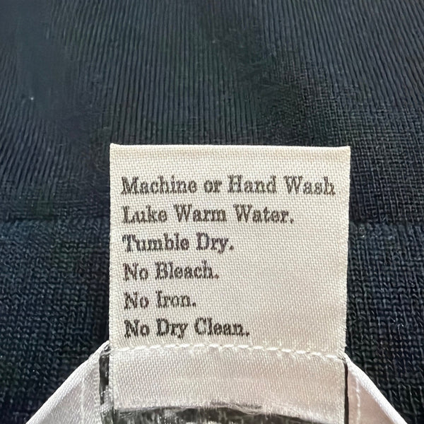 Exclusively Misook Womens Black Pleated Hem Skirt Elegant Size Small