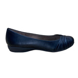 Natural Soul Women’s Black Slip-On All Thru Comfort Girly Flat Shoes Size 10M