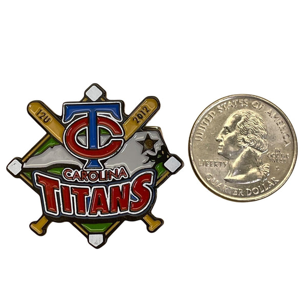 Carolina Titans Baseball Trading Pin With LED Lights
