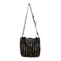 Salon De Ruban Women’s Black & Beige Snake Print Adjustable Strap Tote Bag