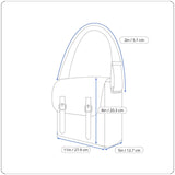 Absolutti Camel Brown & Black Faux Leather & Gold Zipper Crossbody Camera Bag