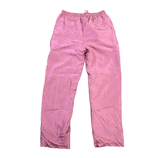 188 West Collection Unisex Pink Multicolor Silk Tracksuit Retro Style Size  XL