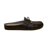 Aerosoles Women’s Black Leather Slip-On Moccasins Cody Moccasin Mules Size 7M