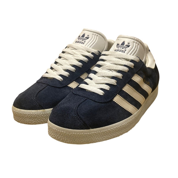 Vintage Adidas Women’s Navy Suede White Leather Gazelle Sneakers Size 9