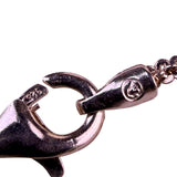 Diamond-Cut Sterling Silver Womens Chain Ankle Bracelet 925 Spring Ring Clasp