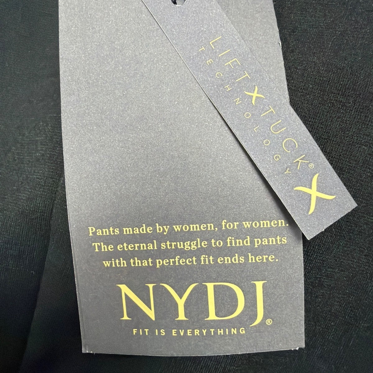 NYDJ Womens Black Ponte Ankle Pants Lightweight Slim Stretch Fit Modern Size 6