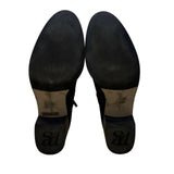 Paul Green Women’s Black Suede Nicole Block Heel Side Zip Ankle Boots Size 10 US