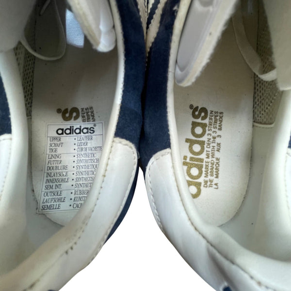 Vintage Adidas Women’s Navy Suede White Leather Gazelle Sneakers Size 9