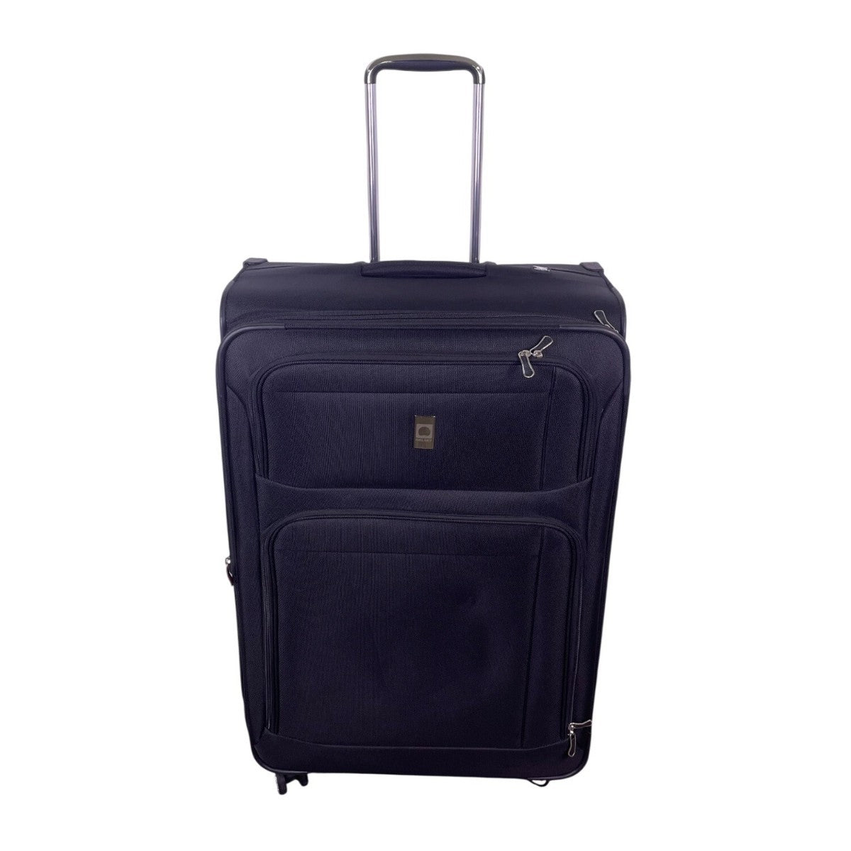 Delsey Unisex Black Expandable Spinner Wheels Rolling Travel Suitcase  Luggage