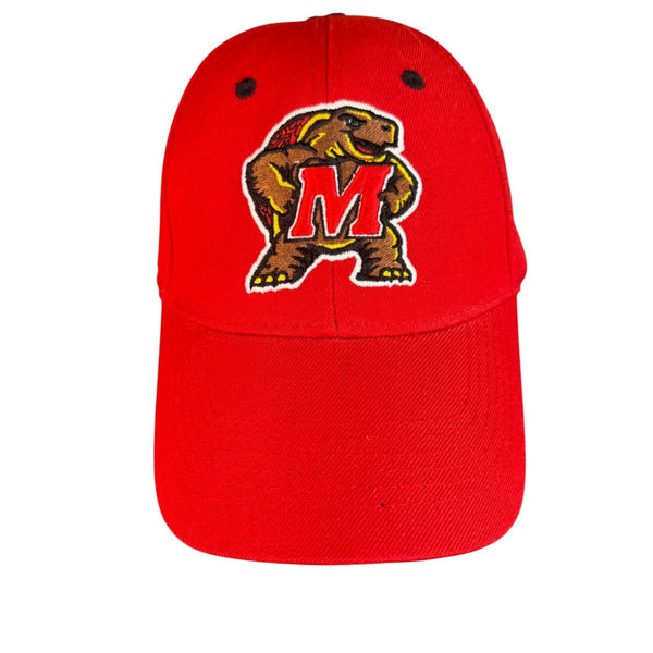Top Of The World Red Maryland Terrapins Adjustable Baseball Cap