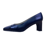 Etienne Aigner Women’s Black Patent Cap Toe Strada Pumps Dress Shoes Size 7M