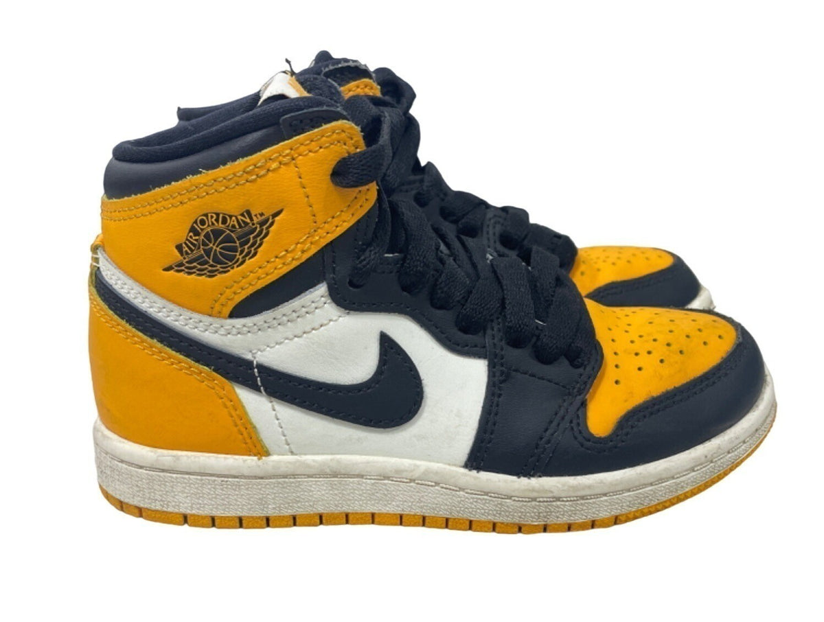 Nike Boys Air Jordan Yellow High Top Sneakers  Sz 12C