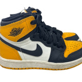 Nike Boys Air Jordan Yellow High Top Sneakers  Sz 12C