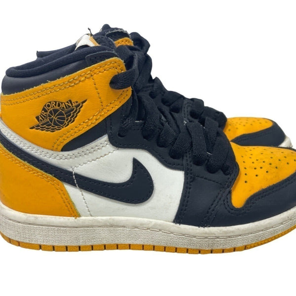 Nike Boys Air Jordan Yellow High Top Sneakers  Sz 12C