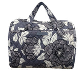 Vera Bradley Women’s Gray Quilted Floral Foldable Hanging Travel Organizer