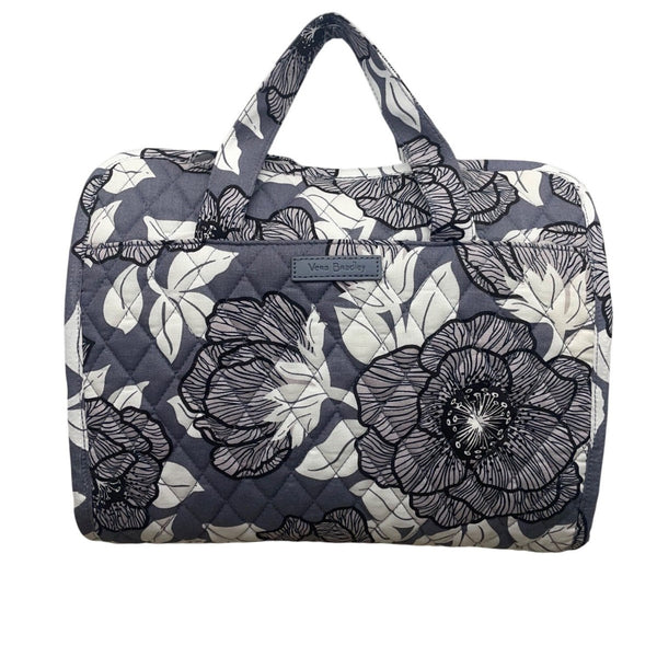 Vera Bradley Women’s Gray Quilted Floral Foldable Hanging Travel Organizer