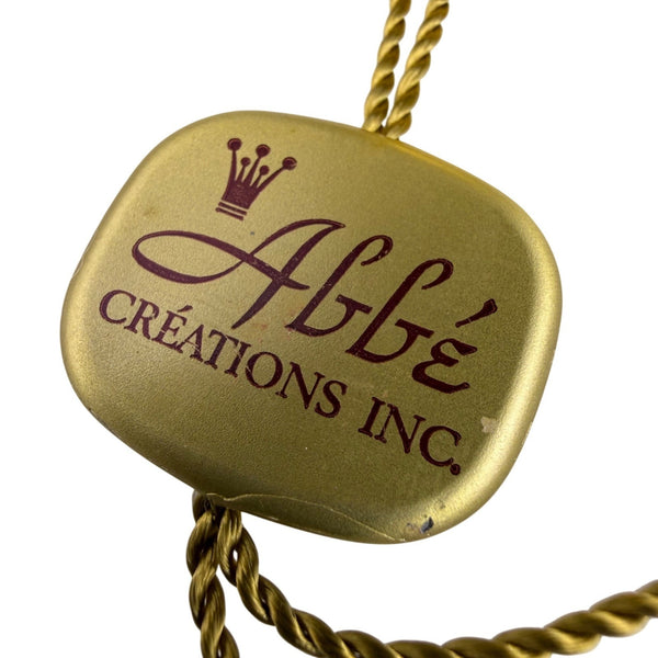 Abbé Creations Inc Womens Gold-Tone Metal Roman Coin-Inspired Belt 27 Inches