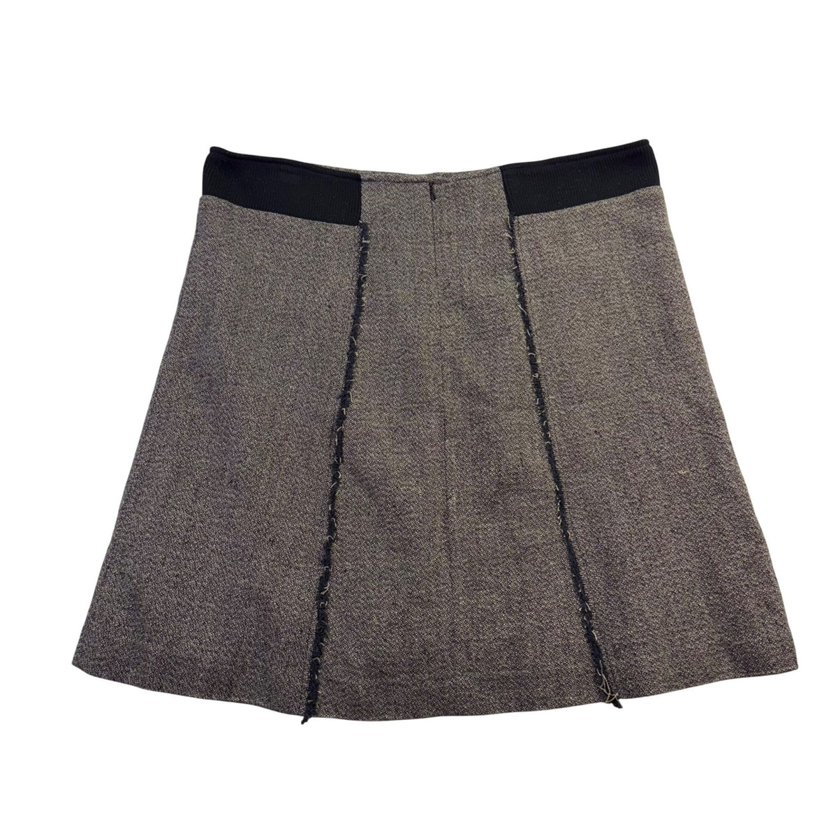 Cato Womens Gray & Black Floral Embroidered A-Line Mini Skirt Size 20W