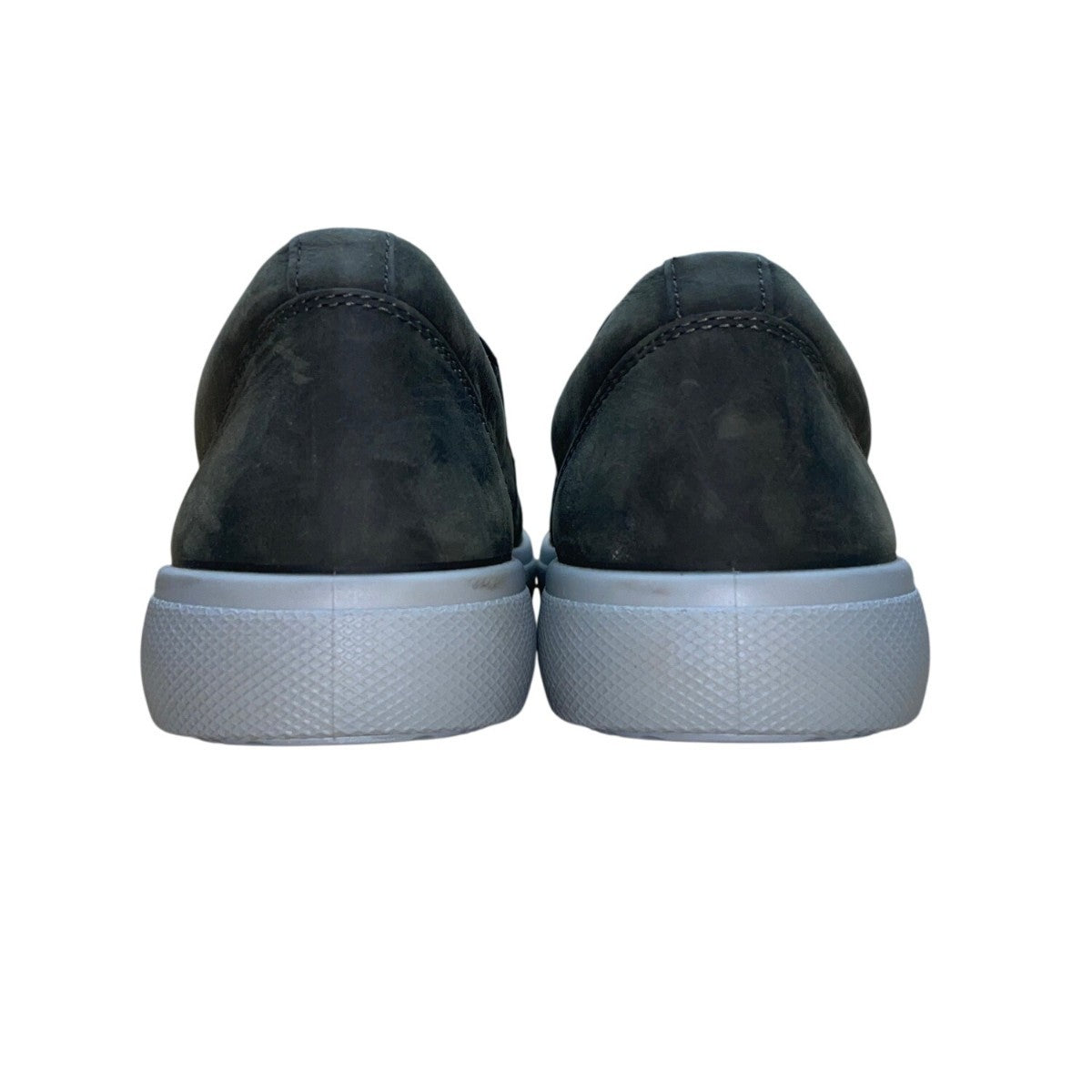 Hotter Men’s Green Leather Perforated Slip-On Dual Fitting Flat Shoes Size 12