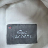 Lacoste Womens White Sleeveless Safari Vest Jacket With Pockets Size 38