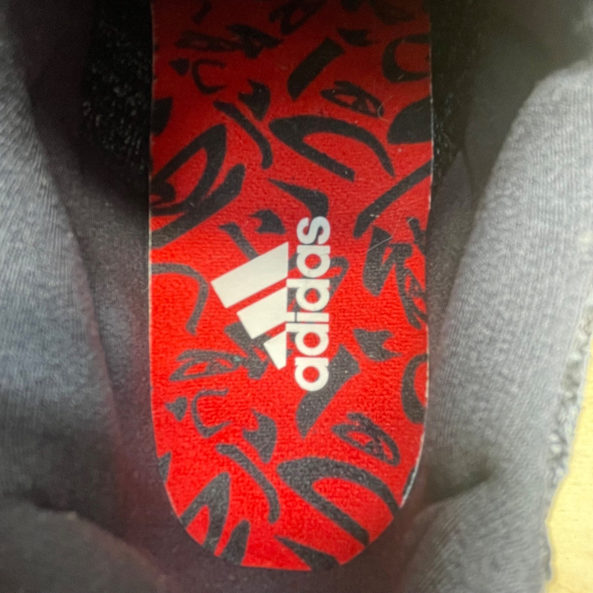 Adidas Men’s Black & Red Stripes Ren Zhe  Ultra Boost Running Sneakers Size 8.5