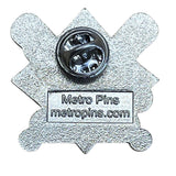 Northern Calvert Fury Softball Team Lapel Pin With Dual Clutch Backing By Metro