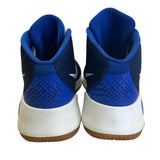 Nike Men’s Navy Blue Tan White Mesh High Top KD Basketball Shoes Sneakers Sz 14