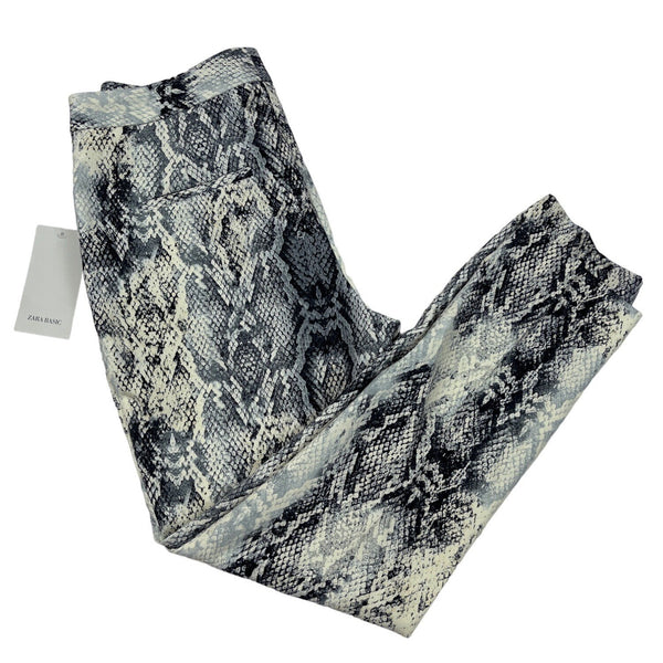 Zara Basic Womens Snake Print Skinny Pants Size S - New