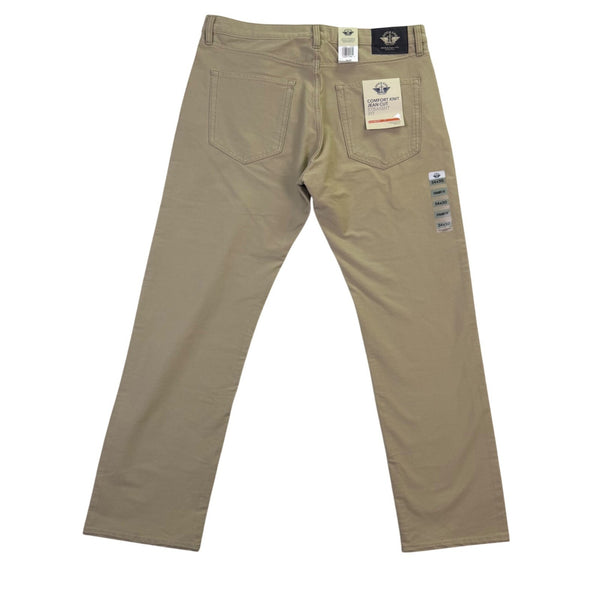 Dockers Mens Beige Straight-Leg Pants Stretch Casual Wear Durable  Size 34