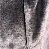 Dennis Basso Womens Black Faux Fur Hooded Coat Stylish Warm Outerwear Sz L