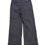 Ann Taylor Womens Black Wide Leg Jeans Size 8