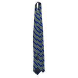 Robert Talbott Mens Blue & Green 100% Silk Striped Pattern Necktie