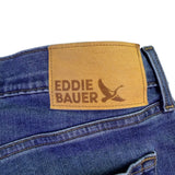 Eddie Bauer Mens Blue Cotton Blend Straight Fit Stretch Denim Jeans Sz 32X30