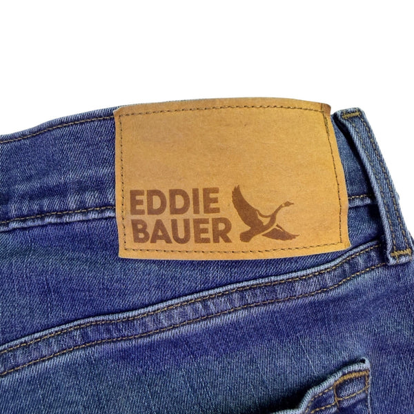 Eddie Bauer Mens Blue Cotton Blend Straight Fit Stretch Denim Jeans Sz 32X30