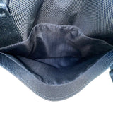 Tumi Mens Black Nylon Adjustable Strap With Zippered Pockets Messenger Bag