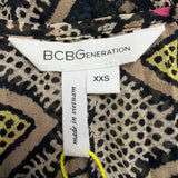 BCBG Generation Womens Beige Multi-Color Camisole With Lace Trim Size XXS