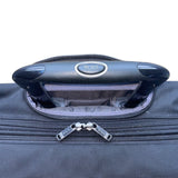 Tumi Men’s Black Ballistic Nylon Rolling Expandable Carry-On Travel Luggage