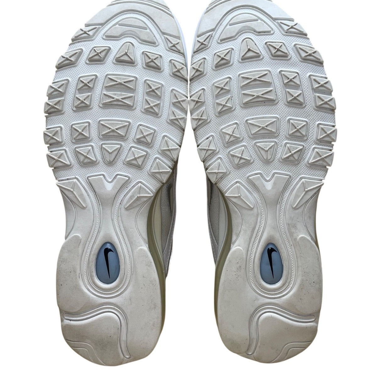 Nike Men’s White Mesh Reflective Stripes Air Max 97 Athletic Sneakers Size 11
